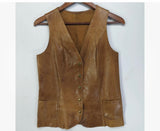 Cowhide vest