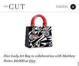 Limited Edition Multicolor Patterned Large Lady Dior by Matthew Porter 2016