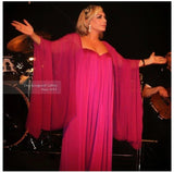 Pink Bustier Chiffon Dress