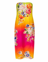 Purple Label Colorful Silk Dress