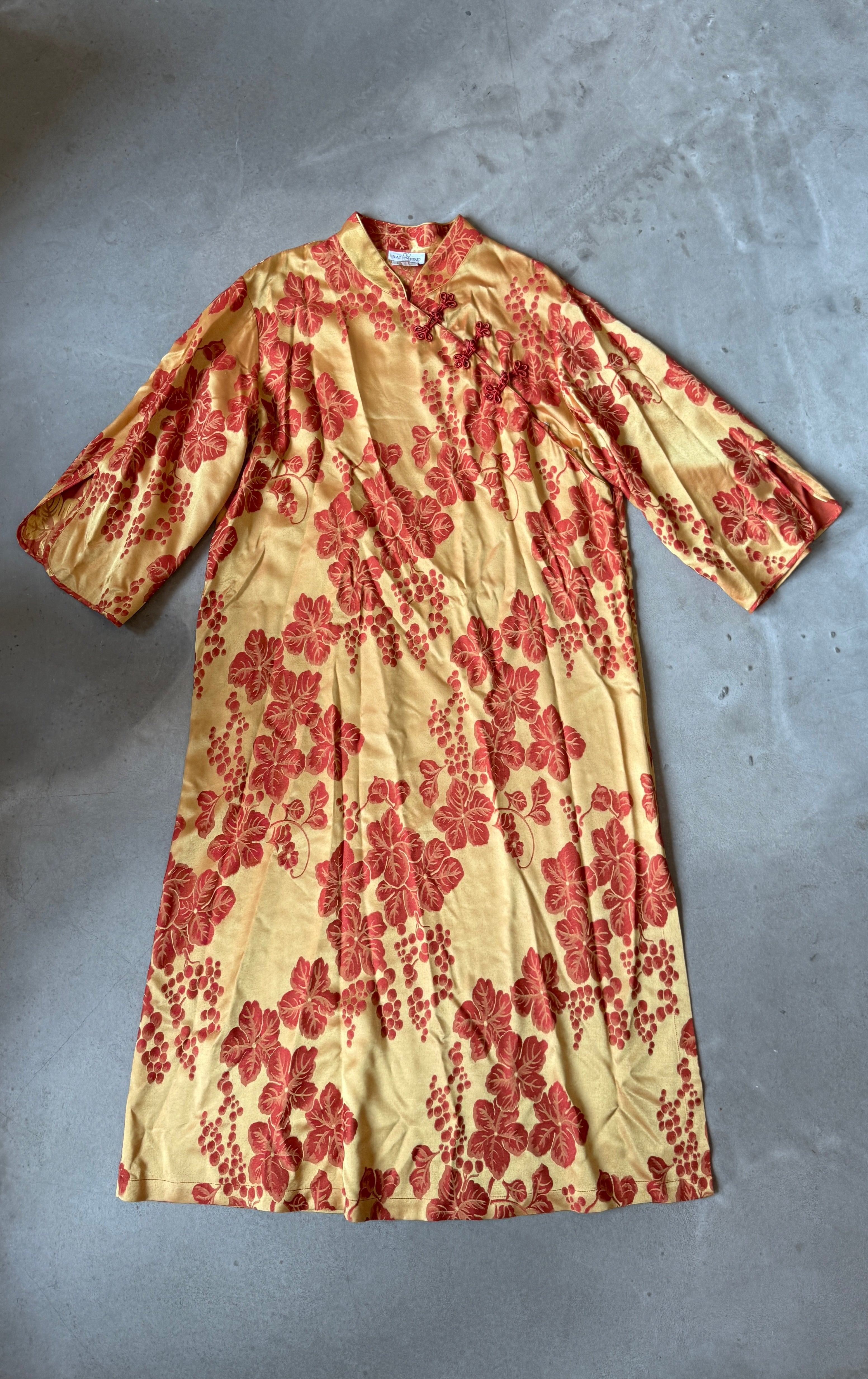 Vintage Mandarine Rope-Dress