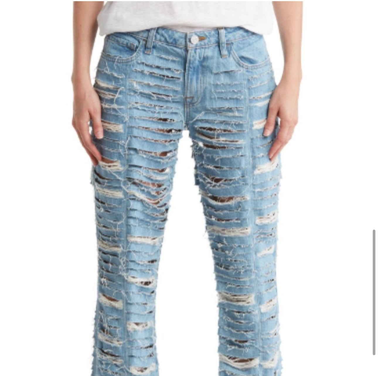 Distressed Denim Jeans