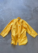 Vintage Yellow Raw Silk Jacket