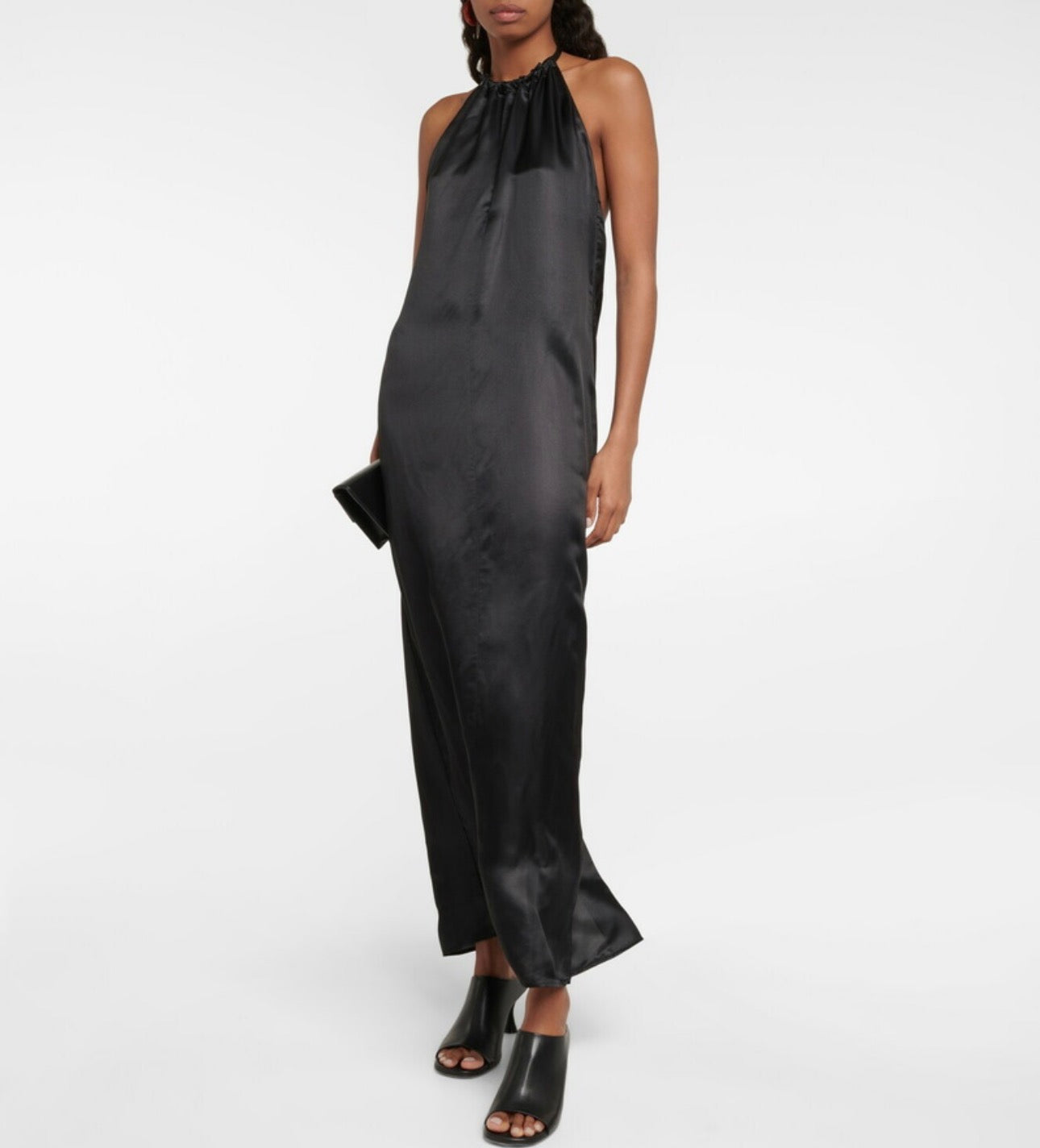 Silk Halter Dress
