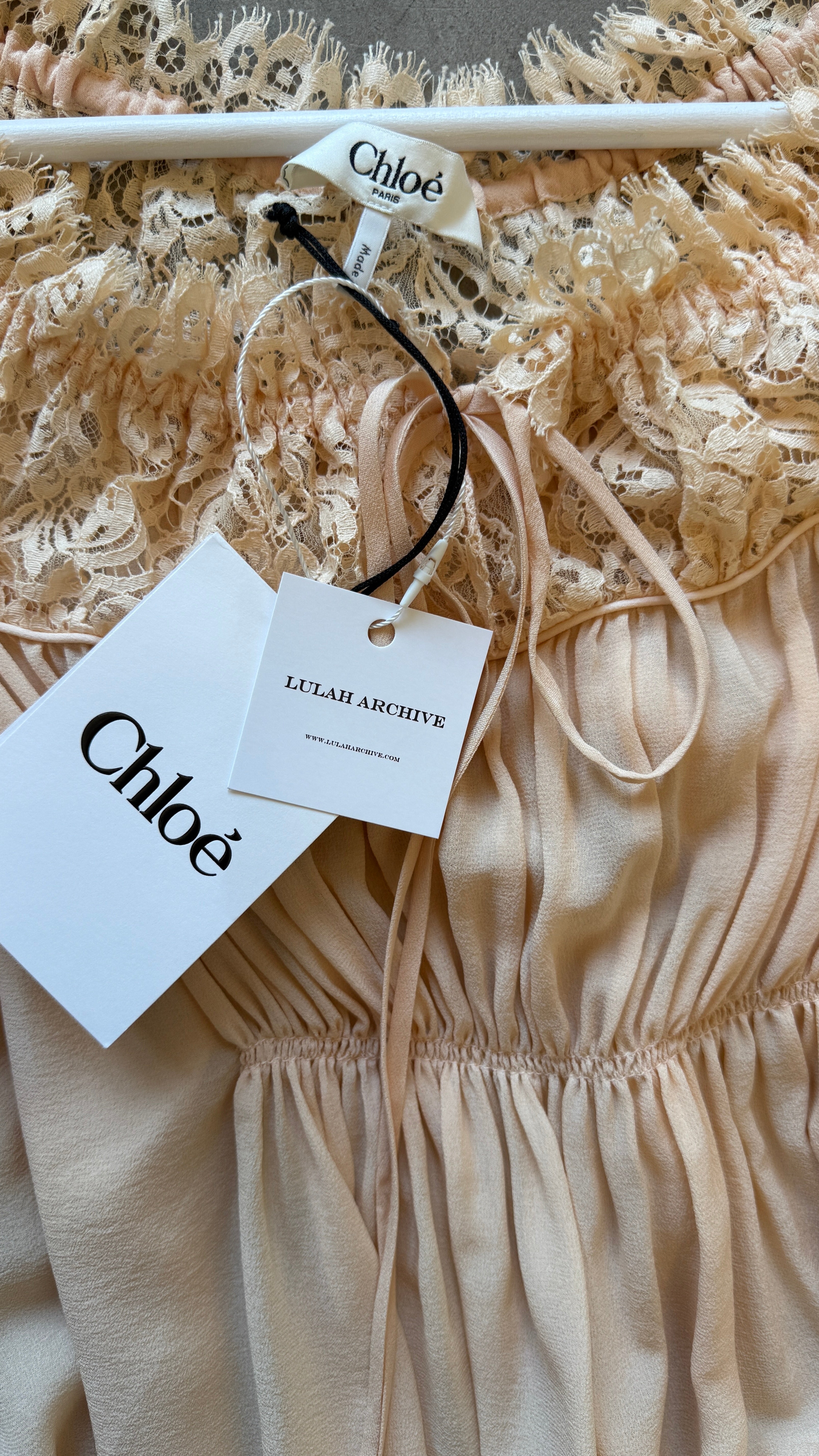 Lace and Silk Blouse