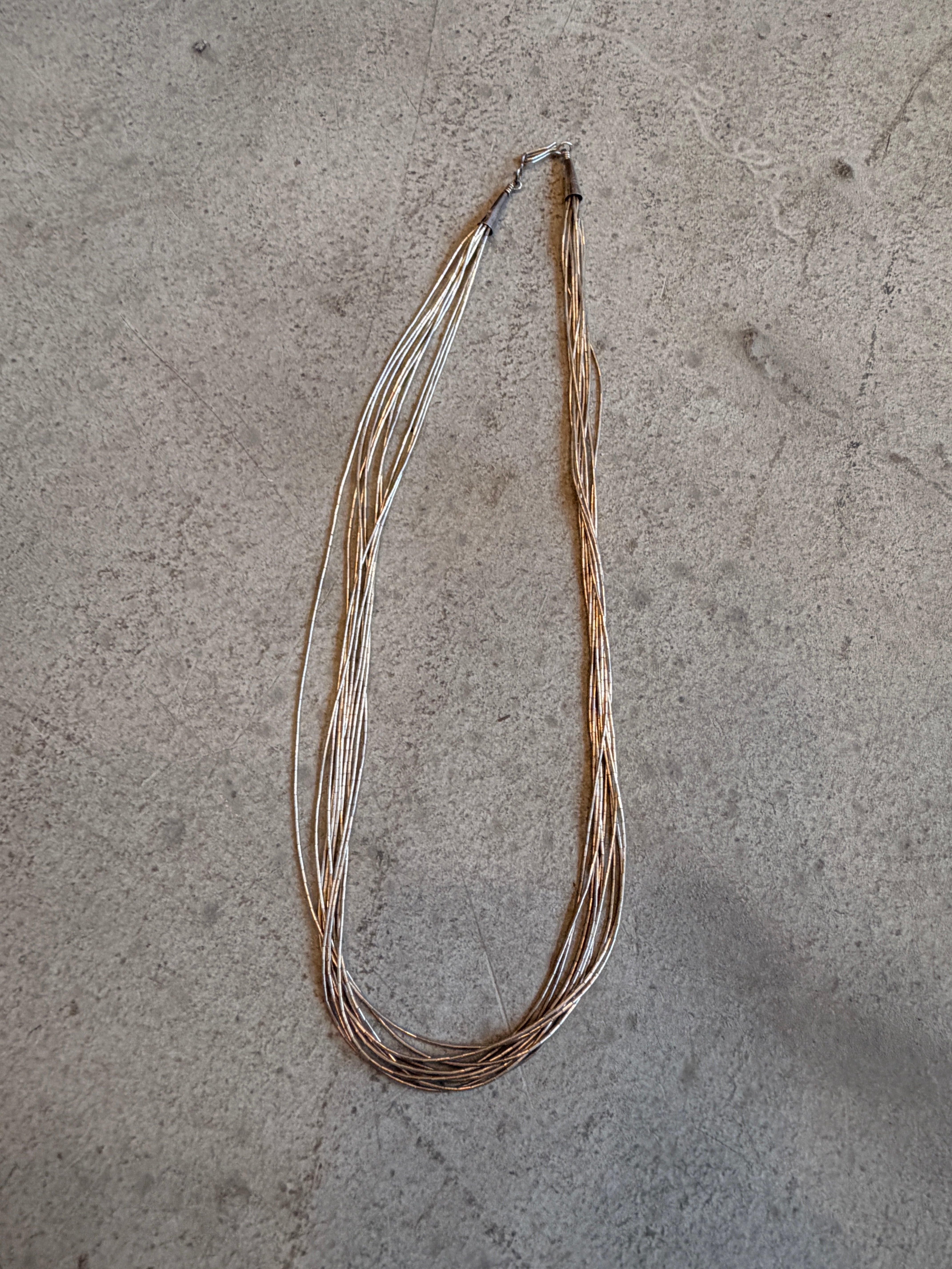 Dainty Beaded String Necklace