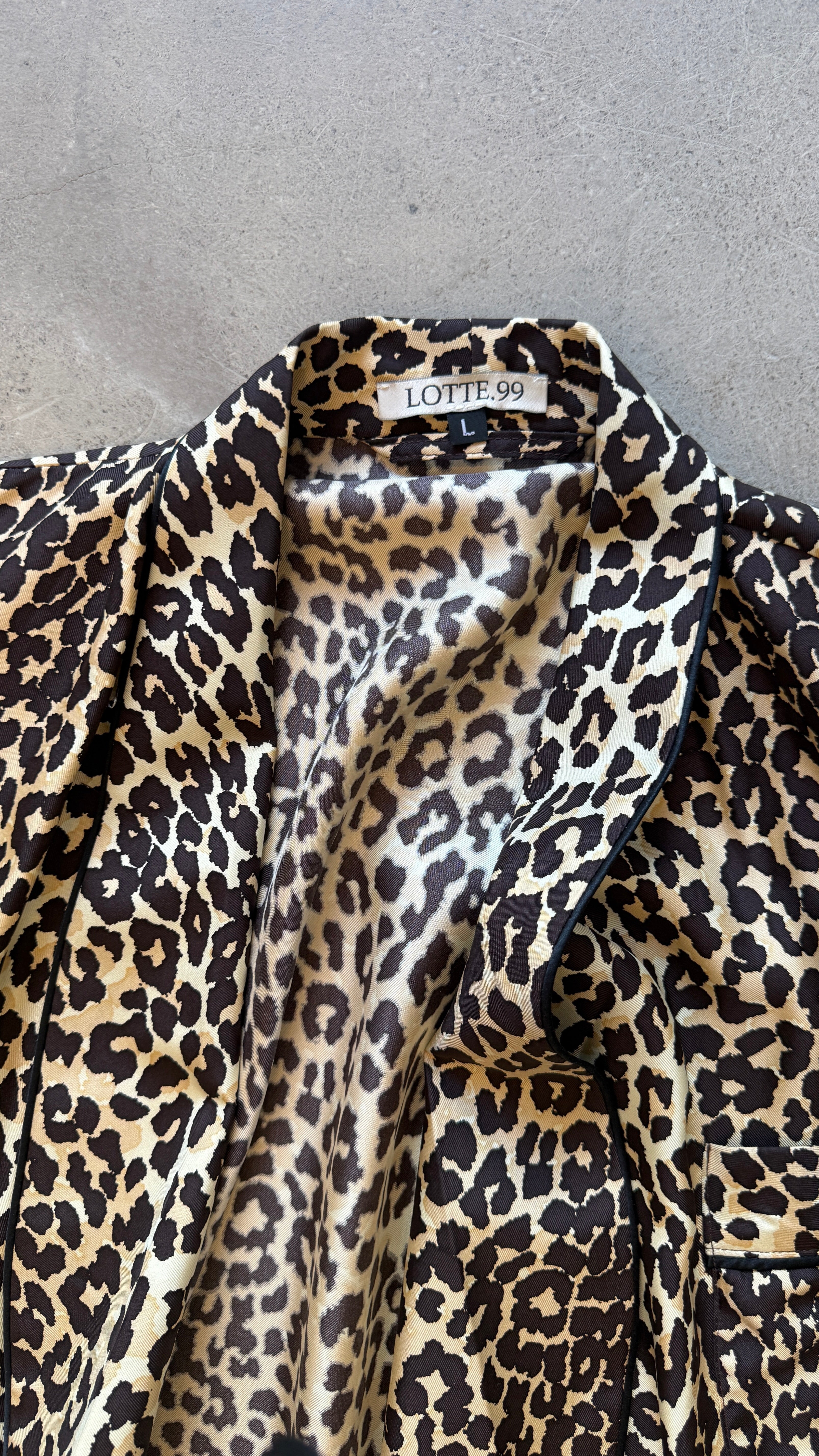 Silk Leopard Jacket