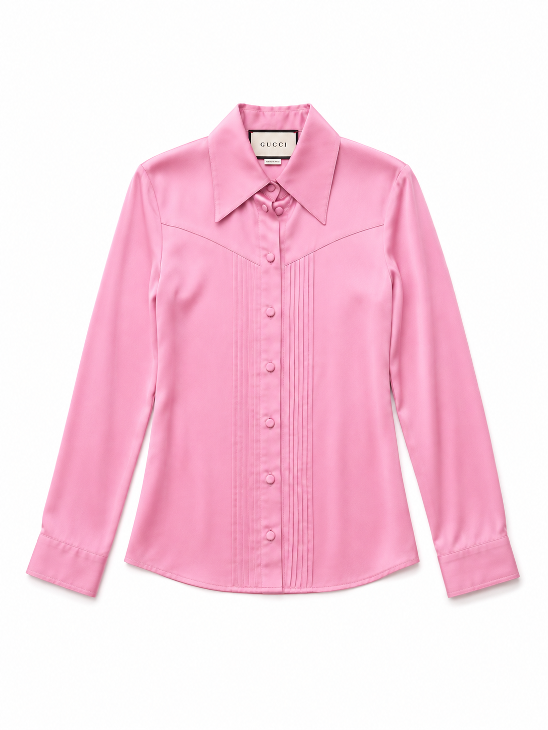 Pink Pintuck Shirt