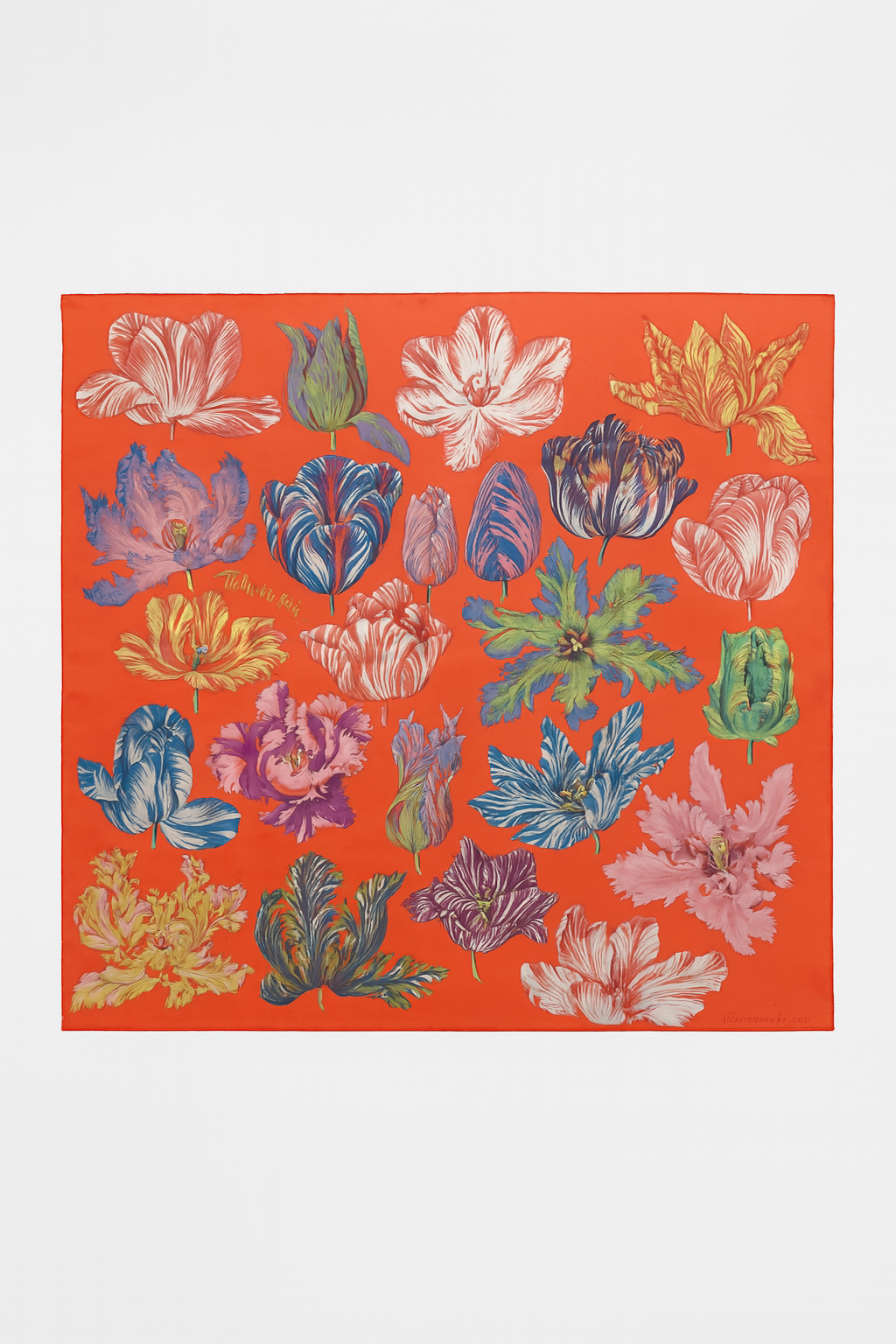 Hermes Floral Scarf
