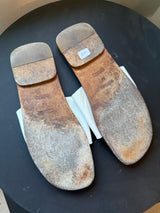 White Leather Sandals