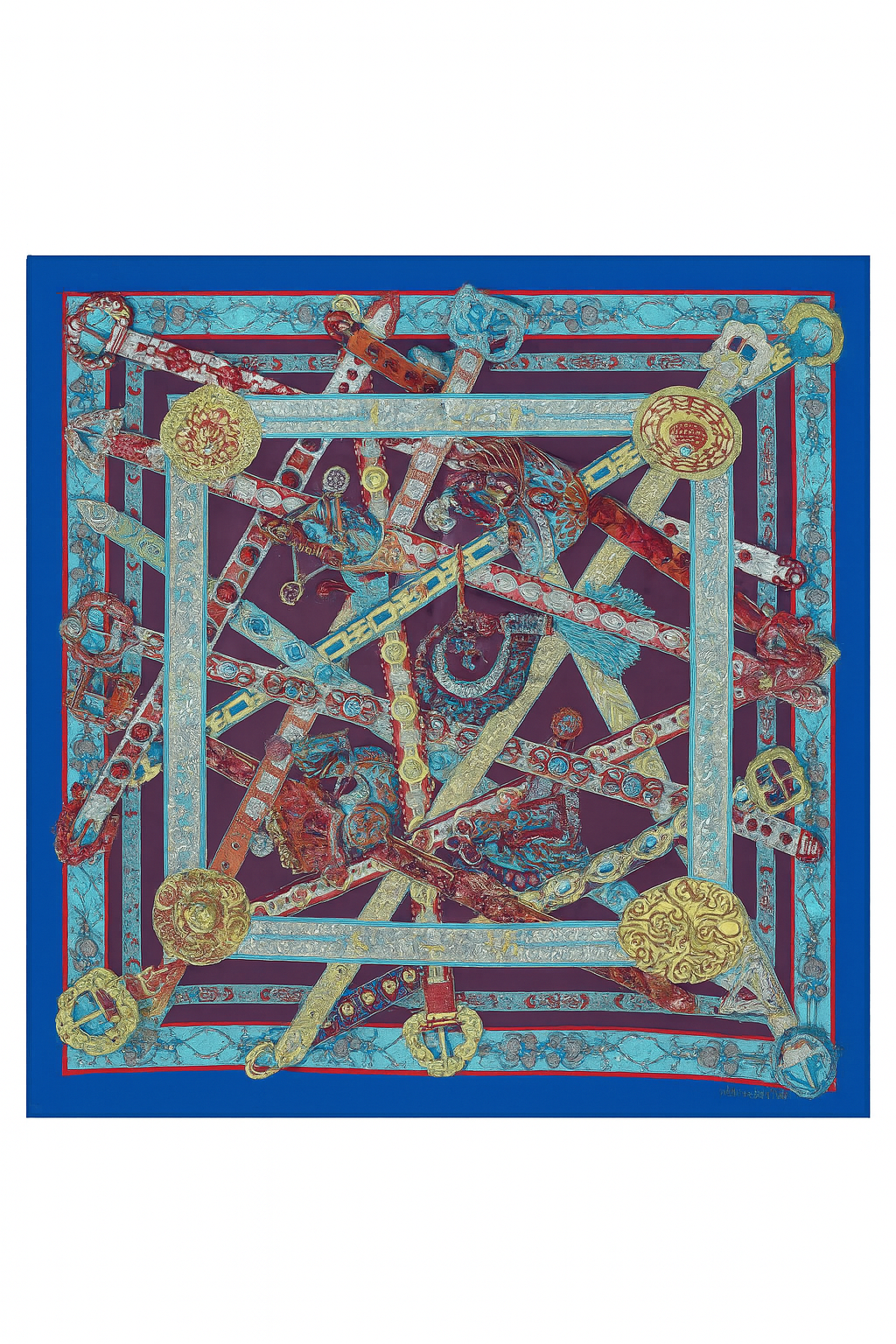 Hermes Silk Scarf