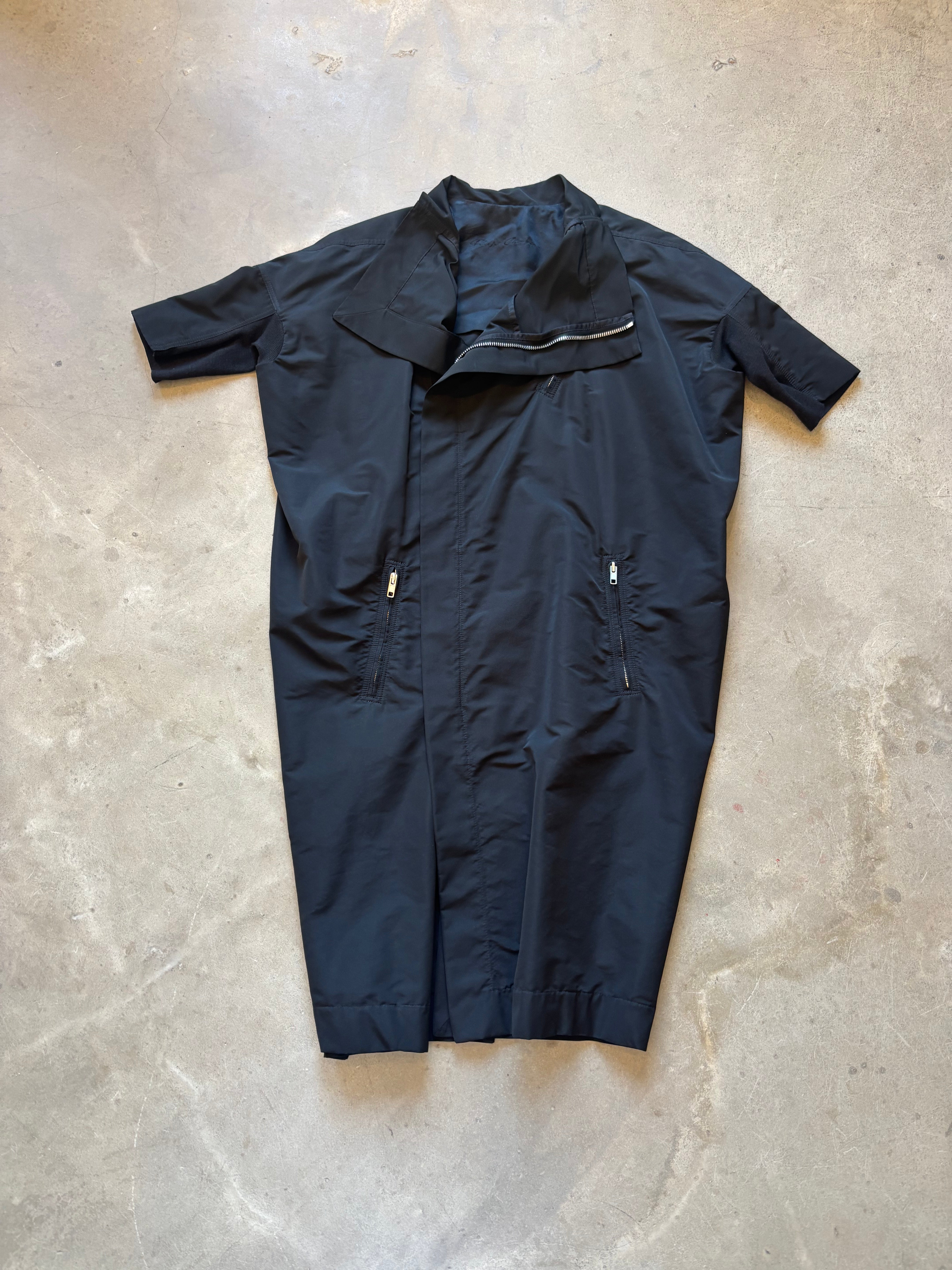 Black Midi Coat Dress