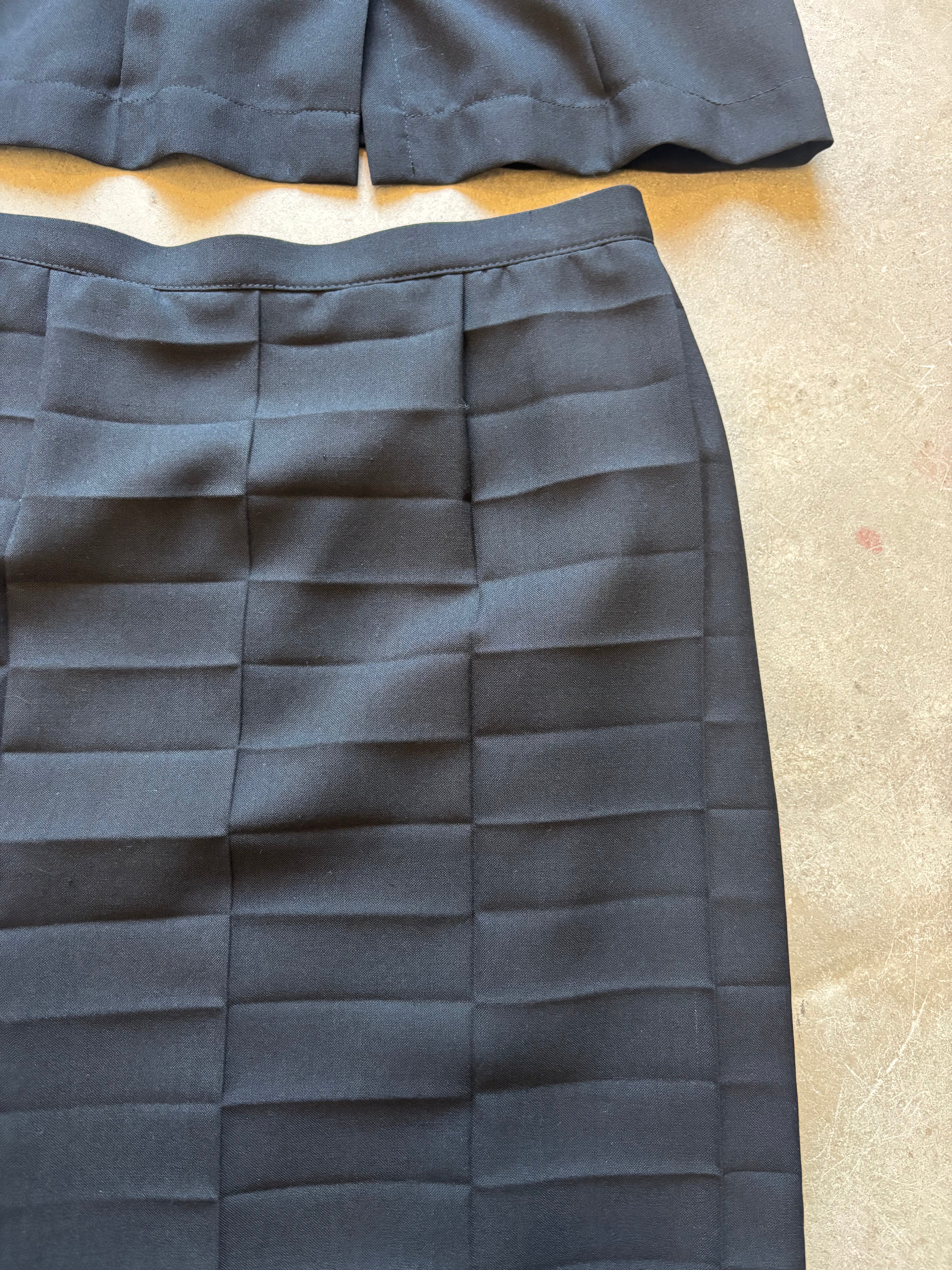 Black Skirt Set