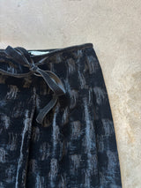 Black Velvet Skirt