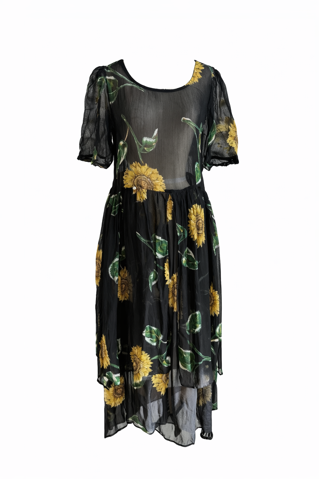 Sunflower Chiffon Dress