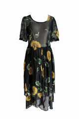 Sunflower Chiffon Dress