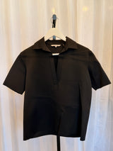 Neoprene Short-Sleeve Top