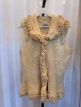 Sculptural Felted Wool Vest