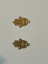 14 Karat Set of Hamsa Pendants