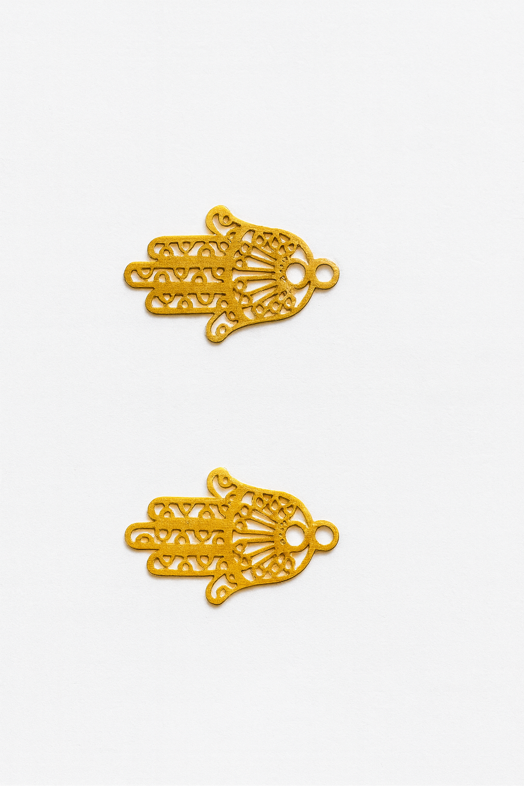 14 Karat Set of Hamsa Pendants