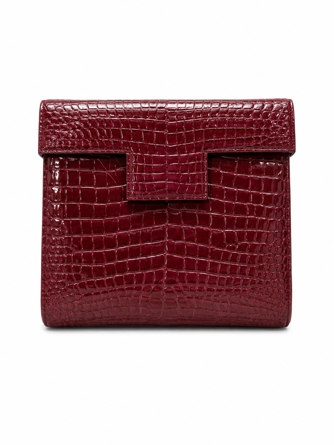 Red Crocodile Bag w/ Strap