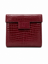 Red Crocodile Bag w/ Strap