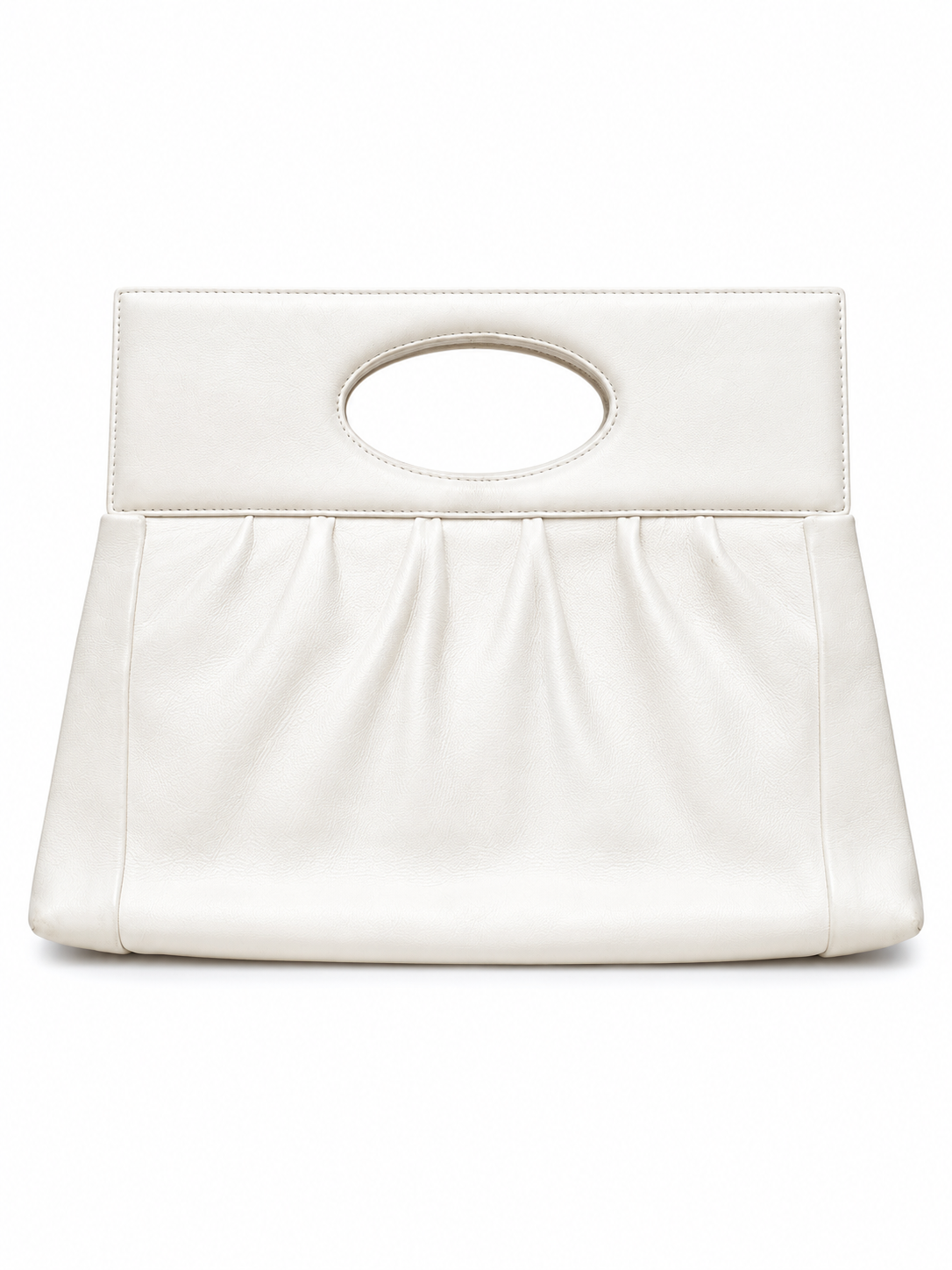 White Leather Purse