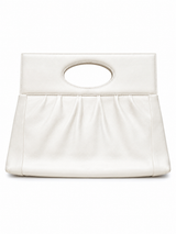 White Leather Purse