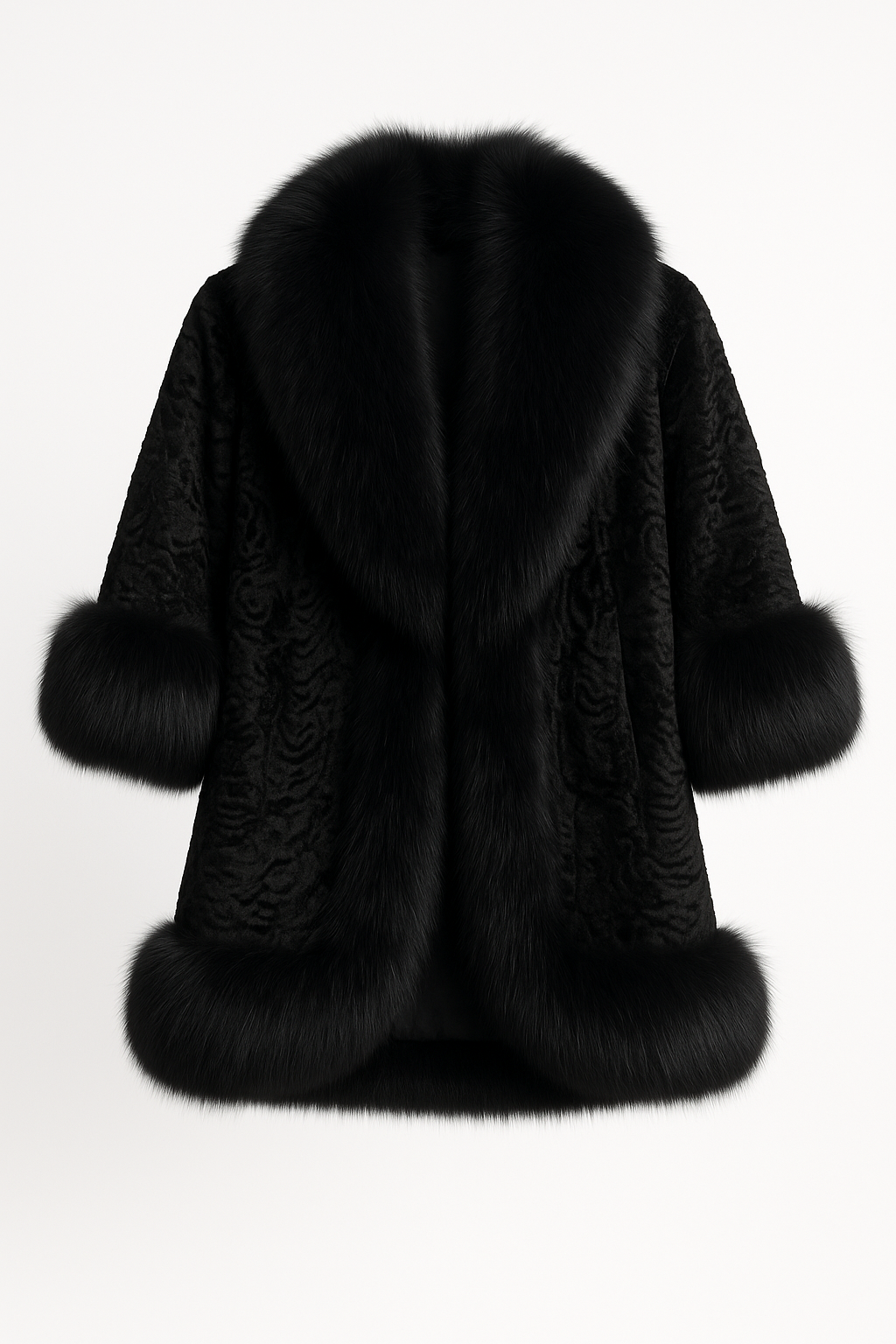Lamb & Fox Fur Coat