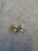 Flower Diamanté Earrings