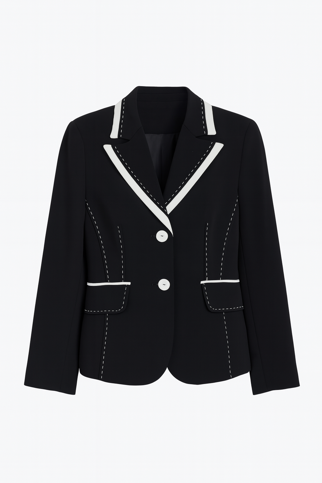 Black and White Blazer