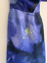 Blue Floral dress Fall 2011