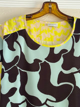 Printed Long Sleeved Tunic Dress