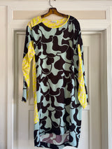 Printed Long Sleeved Tunic Dress