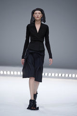 Wrap Jacket with Tie Closure SS09