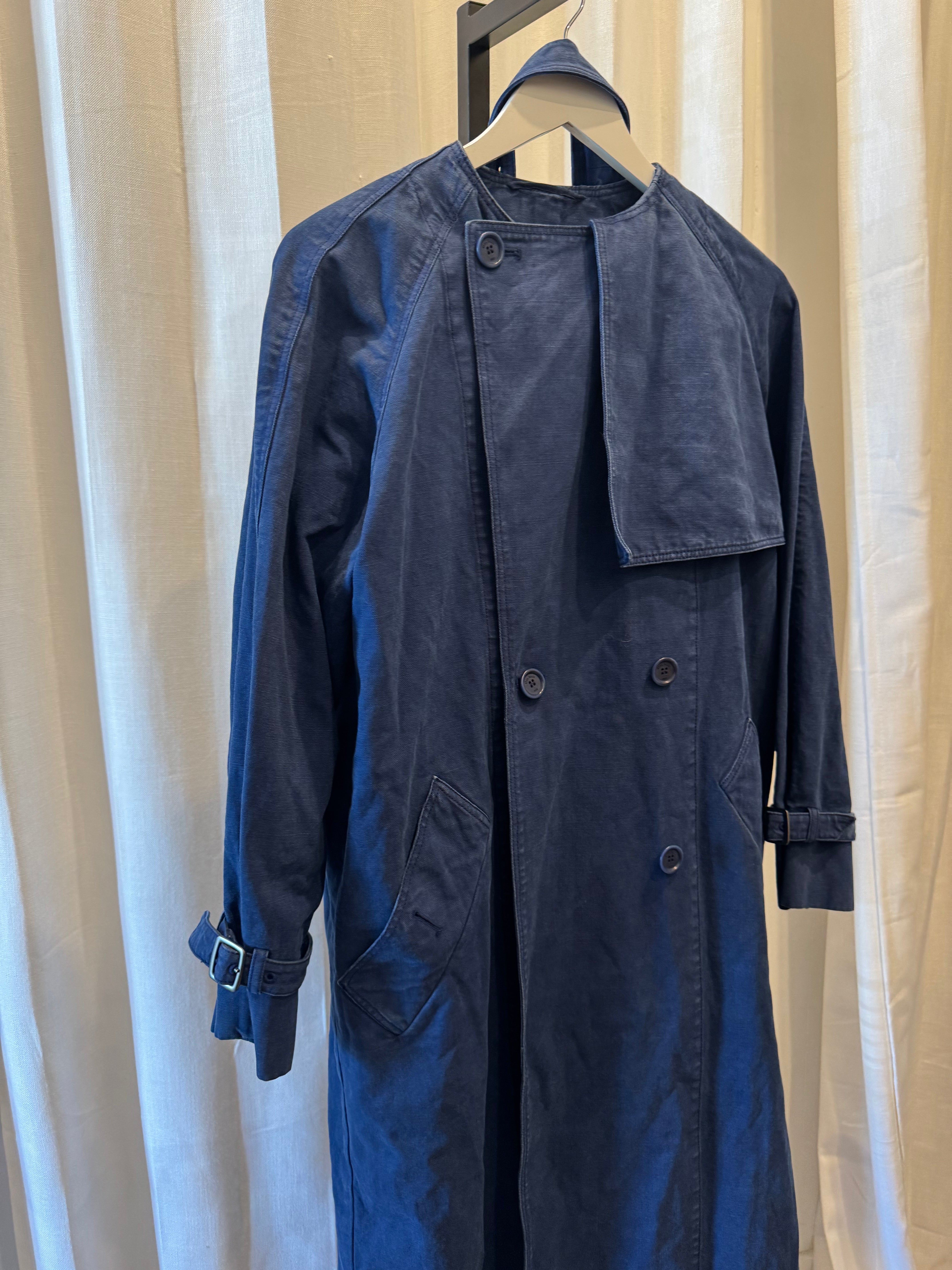 Indigo Denim Trench