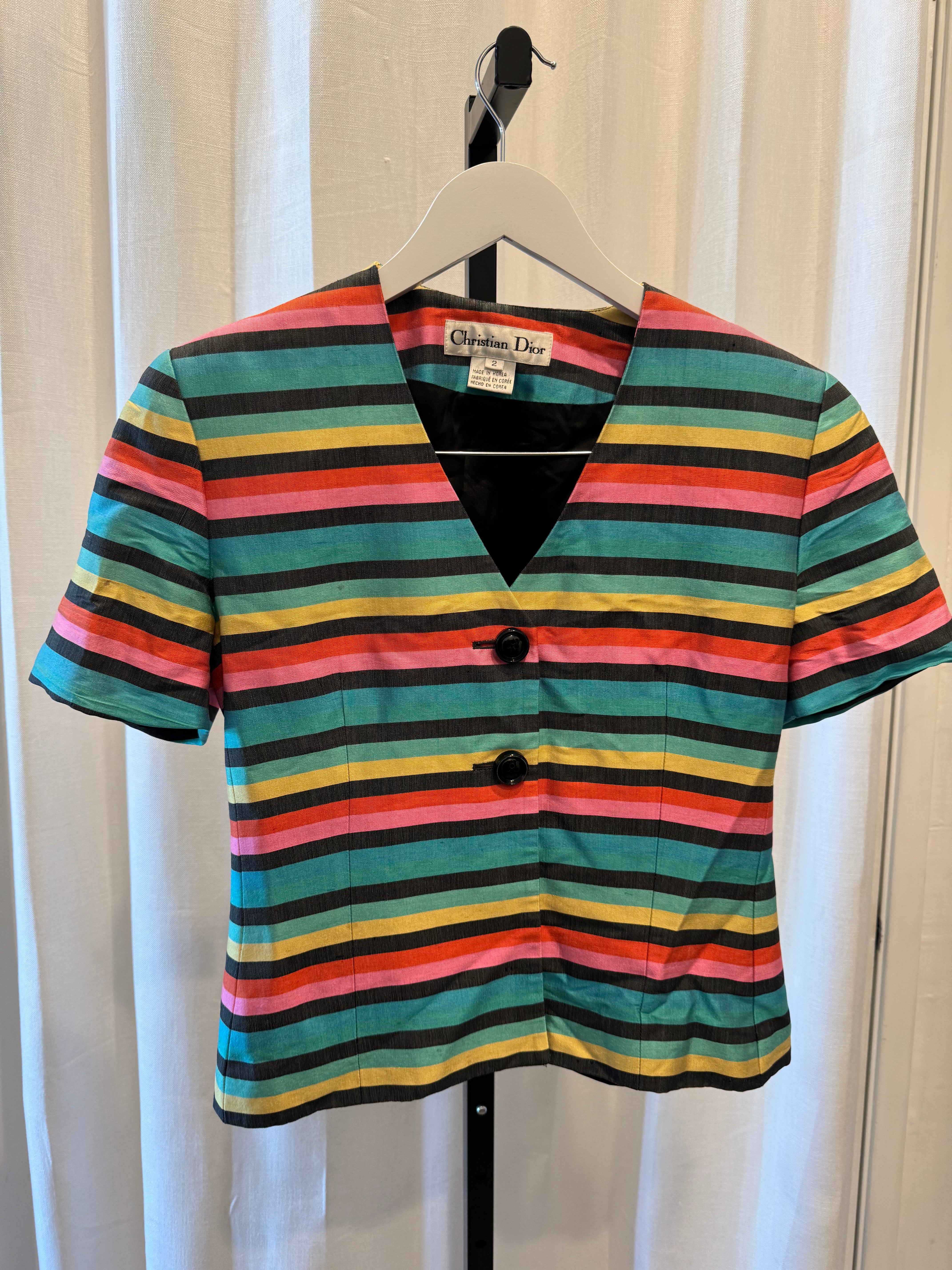 Striped Mini Jacket