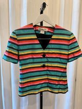 Striped Mini Jacket