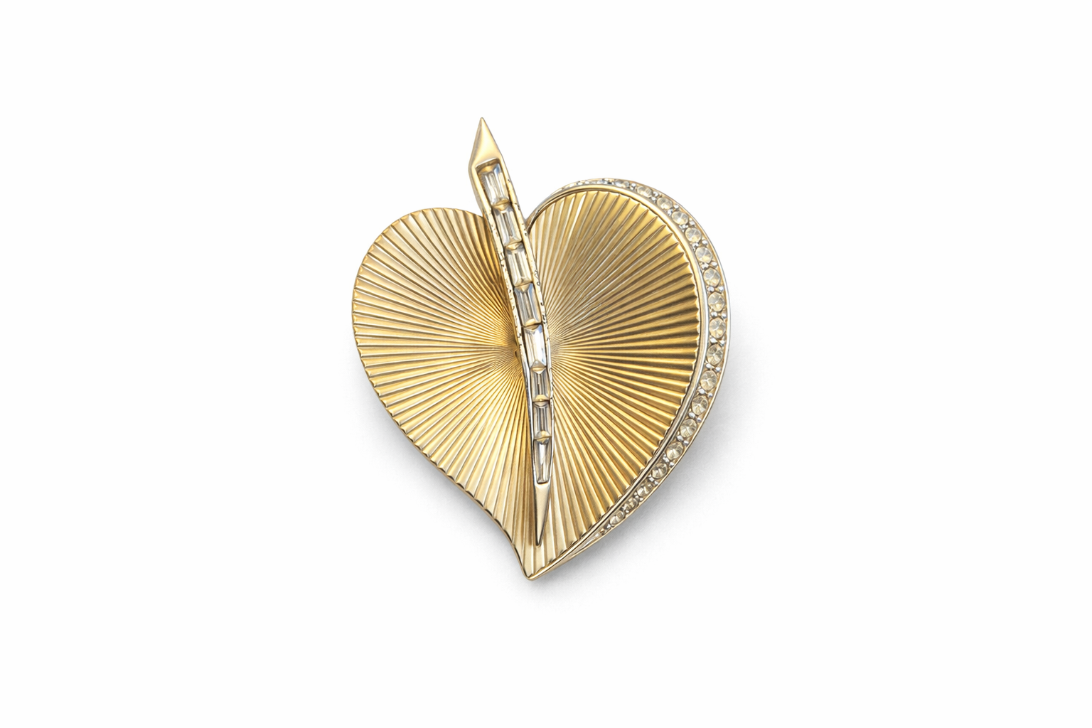 Heart Leaf Brooch