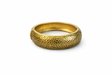 Thick Speckled Gold Bangle