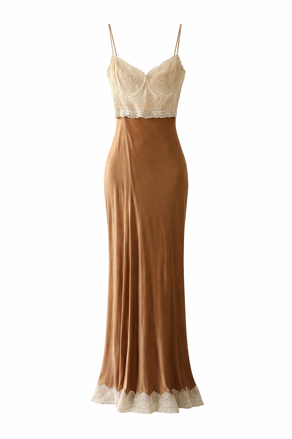Lace and Satin Dress