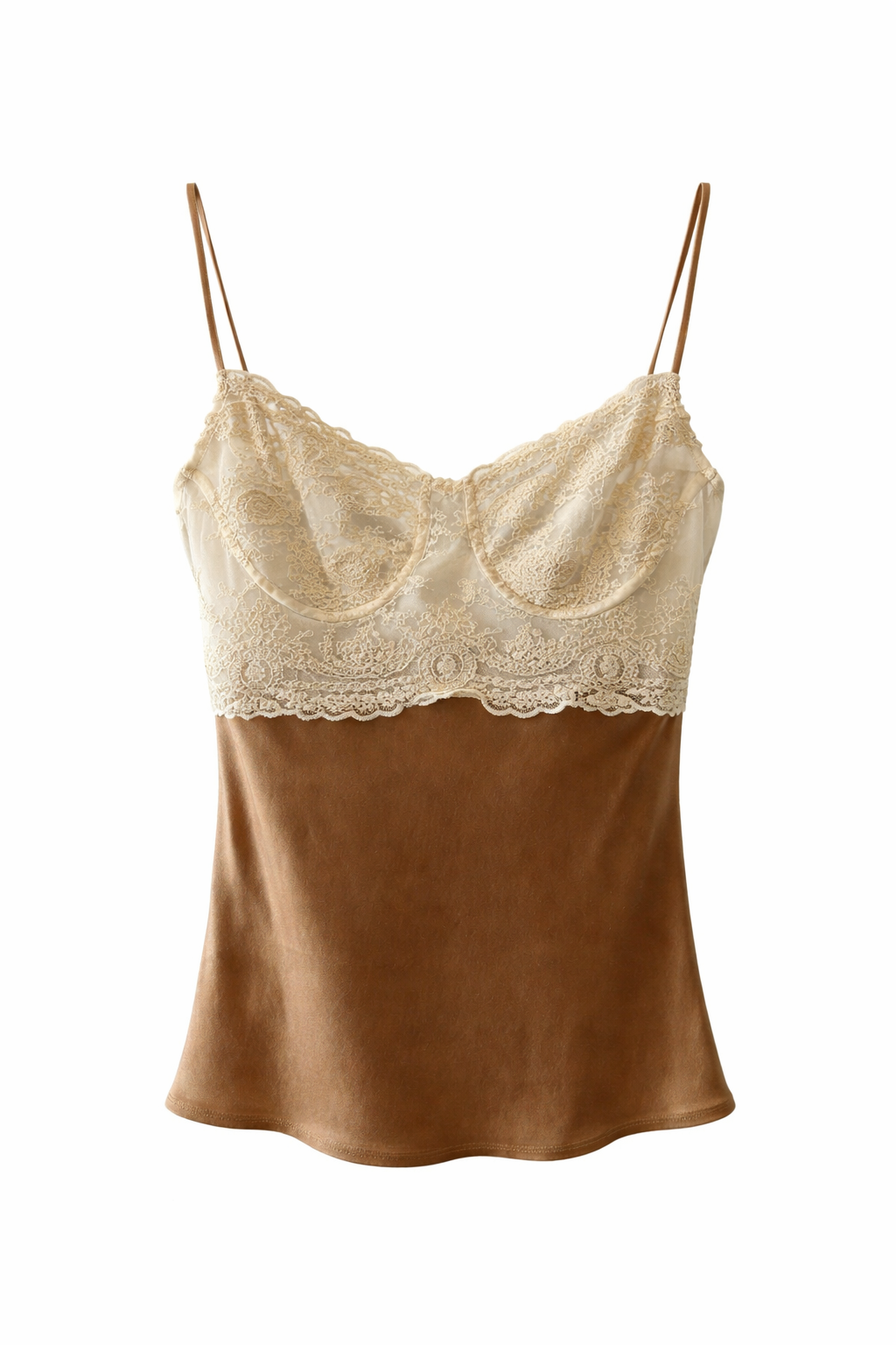 Lace and Satin Tank
