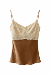 Lace and Satin Tank
