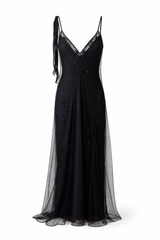 Sheer Overlay Dress
