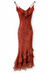 Beaded Silk Dress