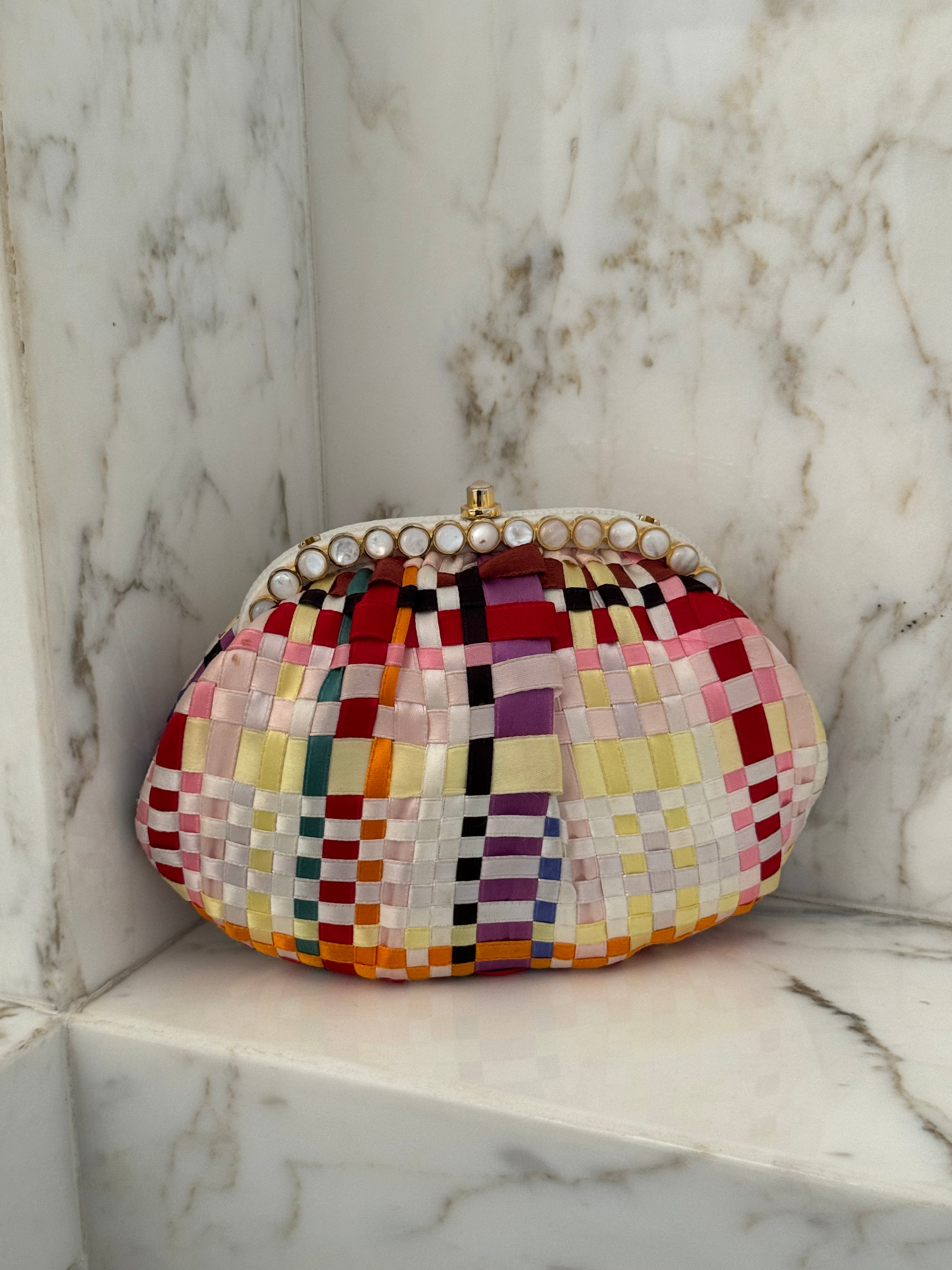 Couture Satin Ribbon Minaudière