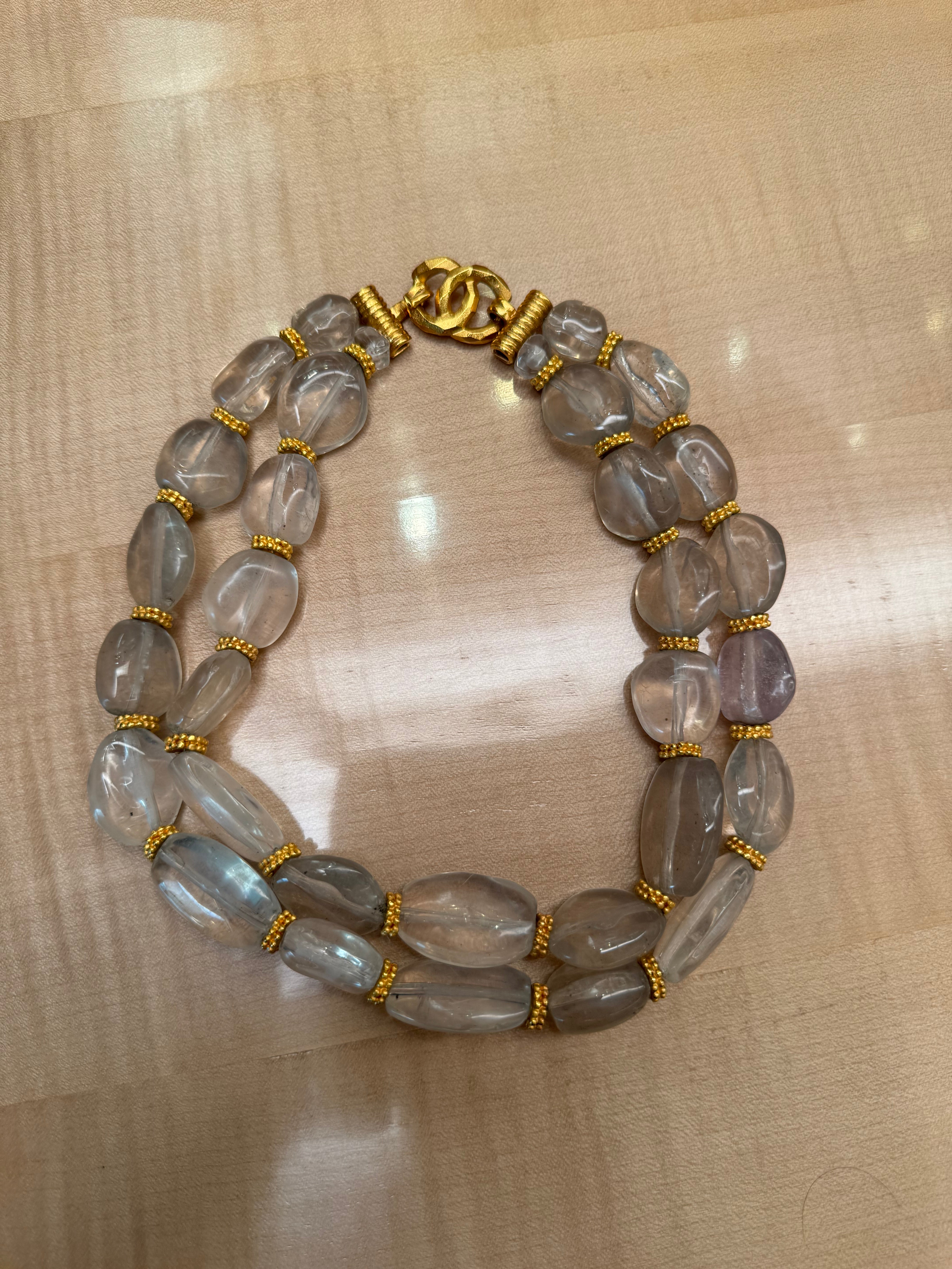 RARE Vintage Runway Crystal Necklace