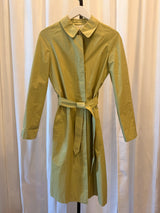Vintage 90s Light Green Trench