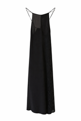 Draped Jacquard Dress
