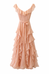 Pink Ruffle Dress